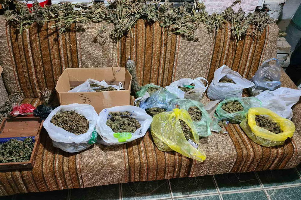 ZAPLENA U BAČU: Pao sa više od 4 kilograma marihuane, pogledajte pun kauč droge (FOTO)