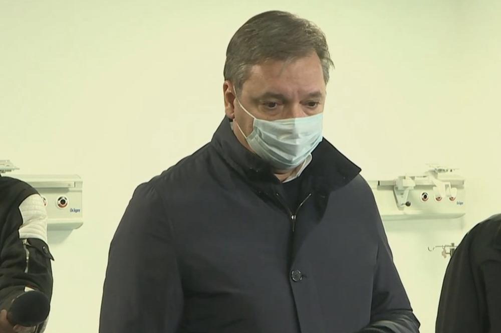 VUČIĆ VEČERAS U KRUŠEVCU: Predsednik Srbije u obilasku radova na novoj kovid bolnici