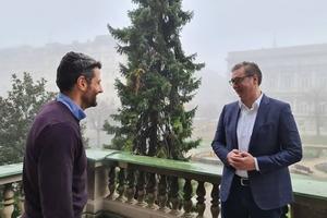 ŠAPIĆ PODRŽAO VUČIĆA: Objavio mapu KiM sa srpskom zastavom FOTO