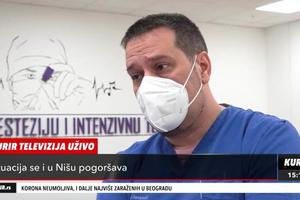 PROF. DR JANKOVIĆ IZ KC NIŠ: Imamo 340 bolesnika sa TEŠKOM kliničkom slikom, dolaze nam i pacijenti iz Beograda (KURIR TELEVIZIJA)