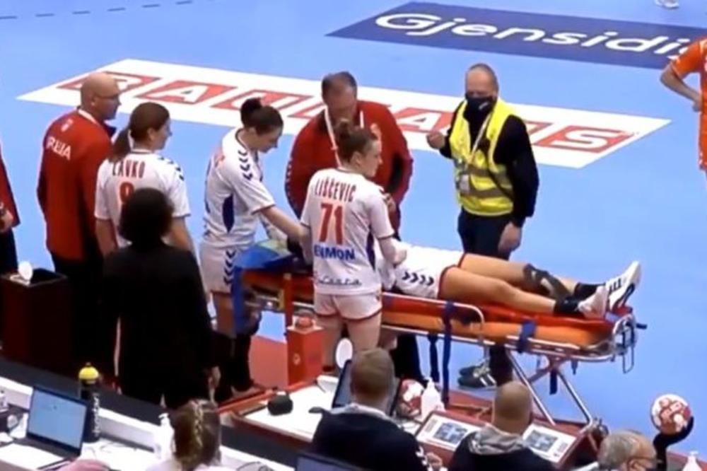 OBISTINILE SE CRNE SLUTNJE Užasna vest stiže iz Danske: Andrea Lekić doživela jezivu povredu, čeka je duga pauza!