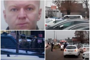 SNIMAK HAPŠENJA UBICE MONAHA: Specijalci opkolili Dragana Ševu, prvo pretio da će se ubiti, pa se posekao nožem (VIDEO)