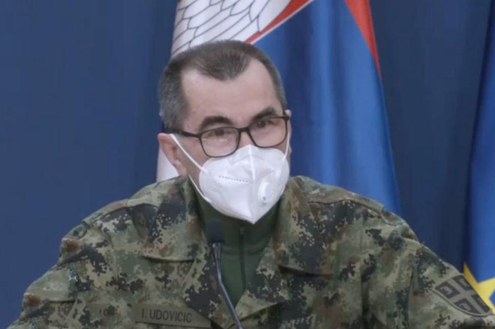 EPIDEMIJA JE VAN KONTROLE: Komandant vojne kovid bolnice Udovičić ima ALARMANTNU PORUKU pred sednicu Kriznog štaba