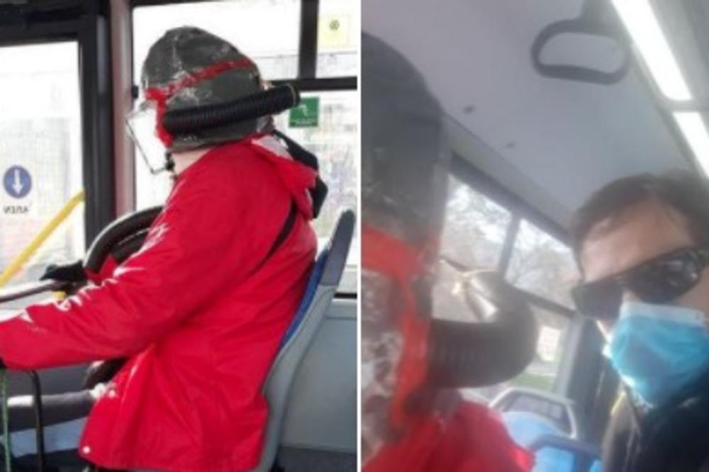 JOŠ JEDNA HIT-MASKA U BEOGRADSKOM GSP: Jeste li ga i vi sreli u busu, svi pričaju baš o ovom putniku! (FOTO)