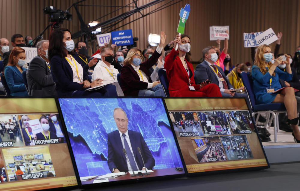 Vladimir Putin, konferencija