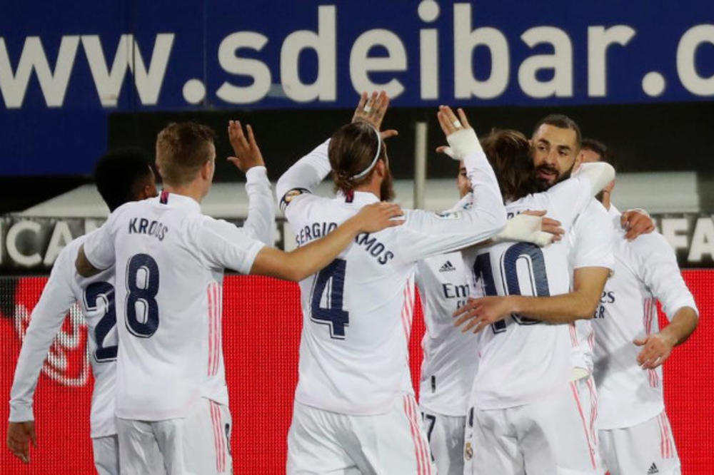 KRALJEVSKI KLUB U TOP FORMI: Real Madrid savladao Eibar za petu pobedu u nizu! VIDEO
