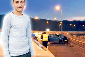 VOZIO BEZ DOZVOLE, PA UBIO DRUGA: Vozač (21) je izgubio kontrolu i zakucao se u zaštitnu ogradu mosta, UROŠ (16) POGINUO NA MESTU