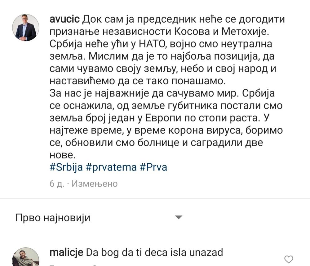 Aleksandar Vučić, pretnje