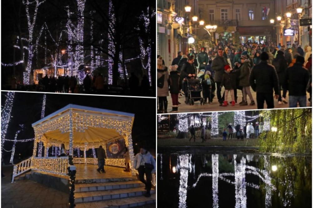KAO U BAJCI: Pogledajte kako blista Novi Sad pod novogodišnjom rasvetom (FOTO)