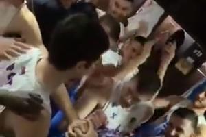 POBEDA ZA MILORADA DODIKA: Košarkaši Igokee razbili Zvezdu, pa u svlačionici slavili uz pozdrav predsedniku Republike Srpske VIDEO