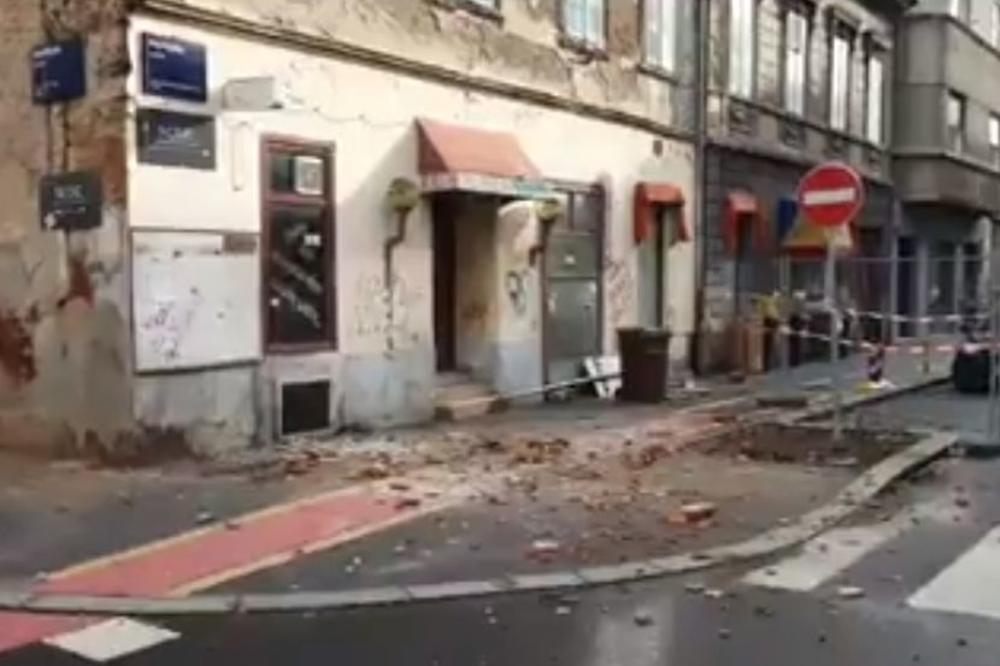OVO JE ZAGREB NAKON SILOVITOG ZEMLJOTRESA DANAS: Oštećena zgrada hrvatske Vlade, evakuisan premijer! U delovima grada nema struje