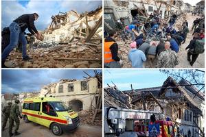NOVI UDAR VEČERAS U HRVATSKOJ: U prvom zemljotresu sedmoro mrtvih! Desetine povređenih, srušene kuće (FOTO, VIDEO)