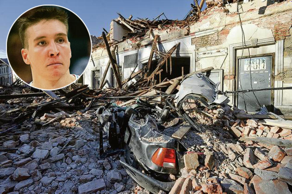 BOGDANOVA MOLITVA ZA HRVATSKU: Srpski košarkaš poslao poruku podrške posle zemljotresa (FOTO)