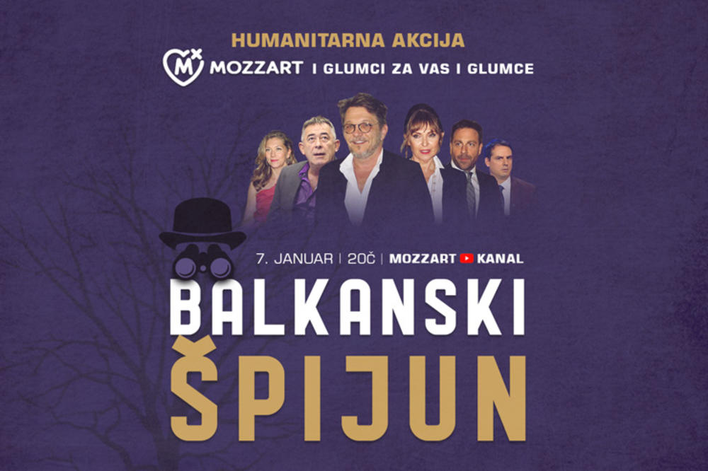 Glumci i Mozzart za vas i glumce! Gledajte i šerujte do sada neviđenog “Balkanskog špijuna”!