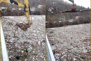 LIM DONEO MNOGO OTPADA: Počele pripreme za čišćenje smeća iz Potpećkog jezera (KURIR TV)