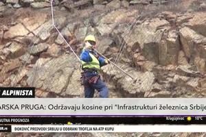 NESVAKIDAŠNJI POSAO U ŽELEZNICAMA: 11 alpinista brine o stanju na srpskim prugama (KURIR TELEVIZIJA)