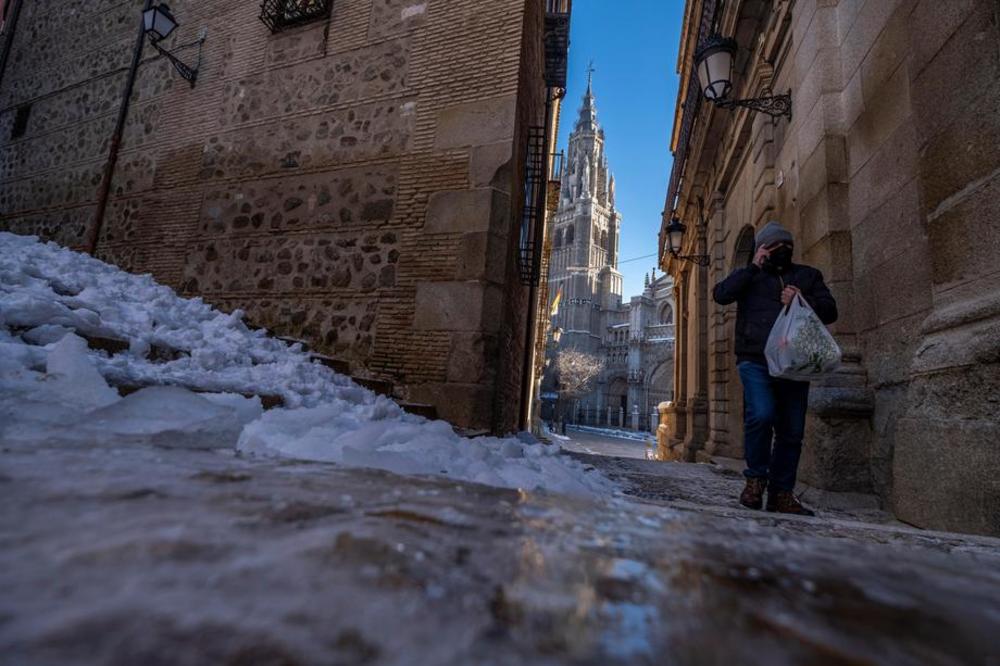 Španija, Toledo, sneg, zima