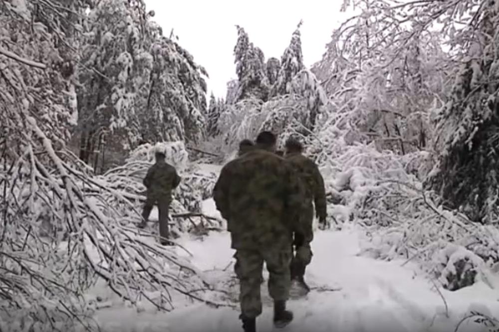 HAVARIJA NA JUGU SRBIJE: Planinska sela bez struje, ledena kiša i sneg izazvali kvarove na dalekovodima