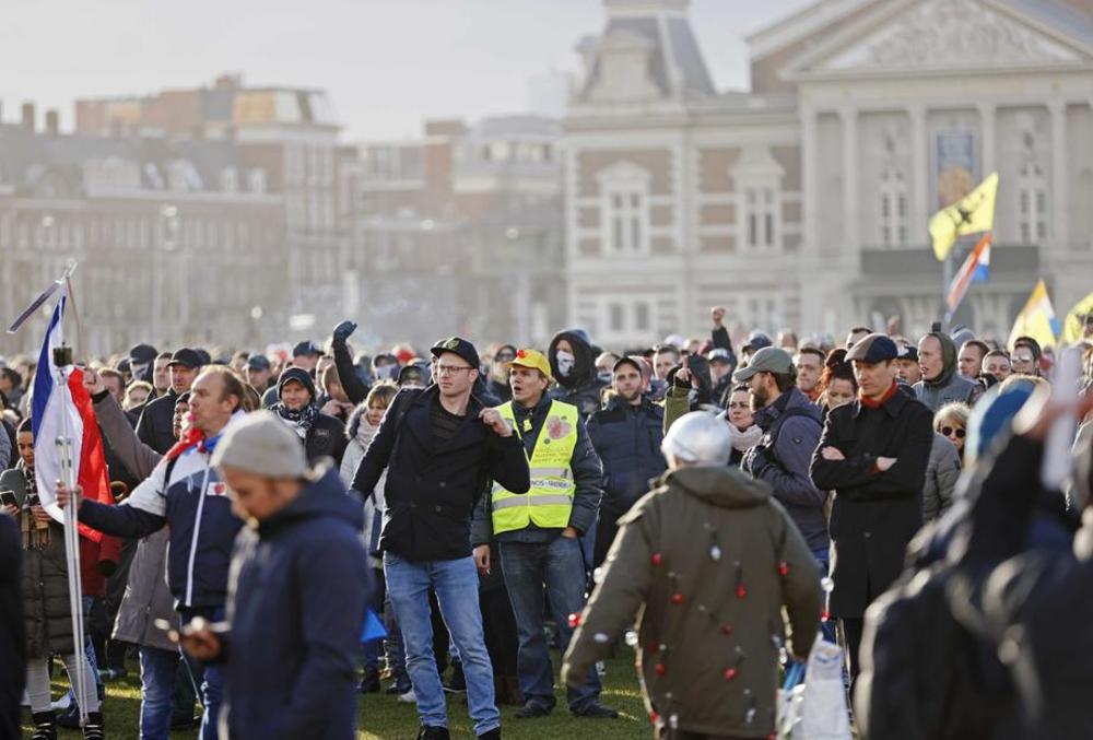 Amsterdam, Holandija, protesti