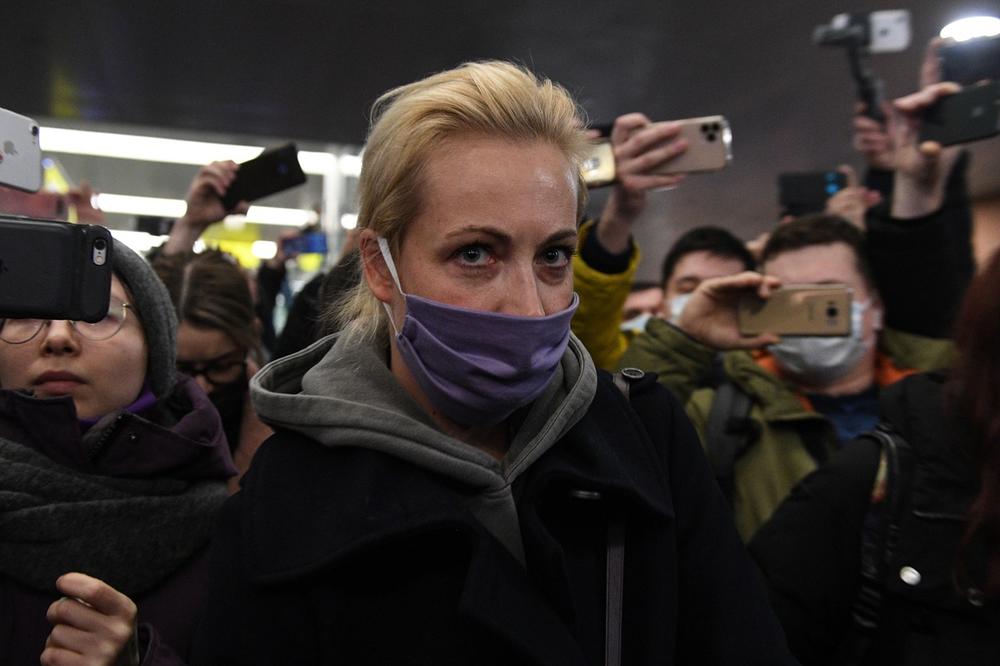 MORA DA PLATI 216 EVRA: Supruga Alekseja Navaljnog kažnjena za učešće u zabranjenom protestu