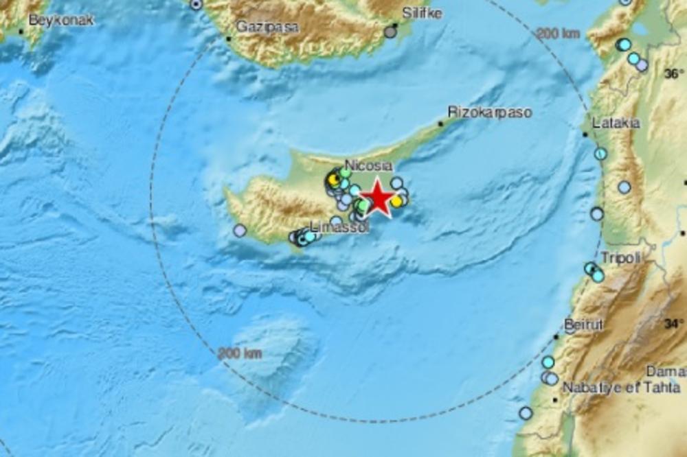 JAK ZEMLJOTRES POGODIO KIPAR: Potres jačine 5,3 stepena nedaleko od Larnake!