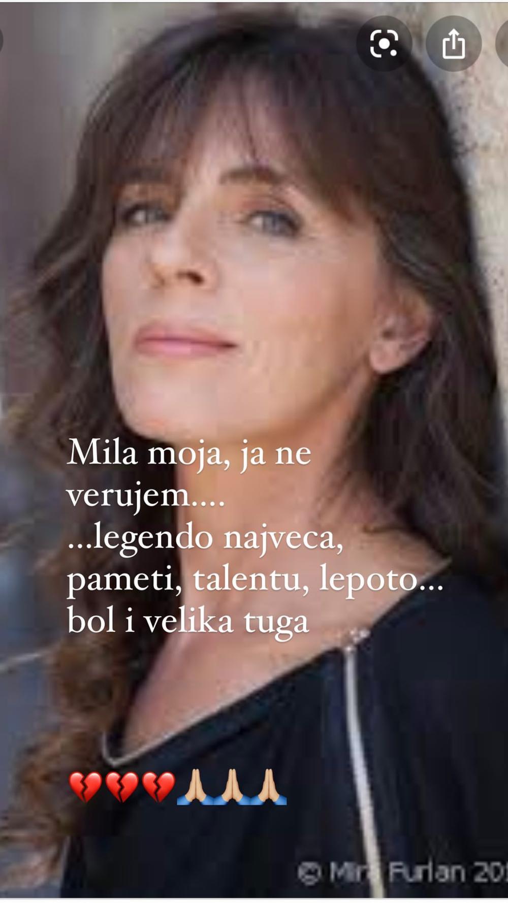 Mira Furlan, Snežana bogdanović