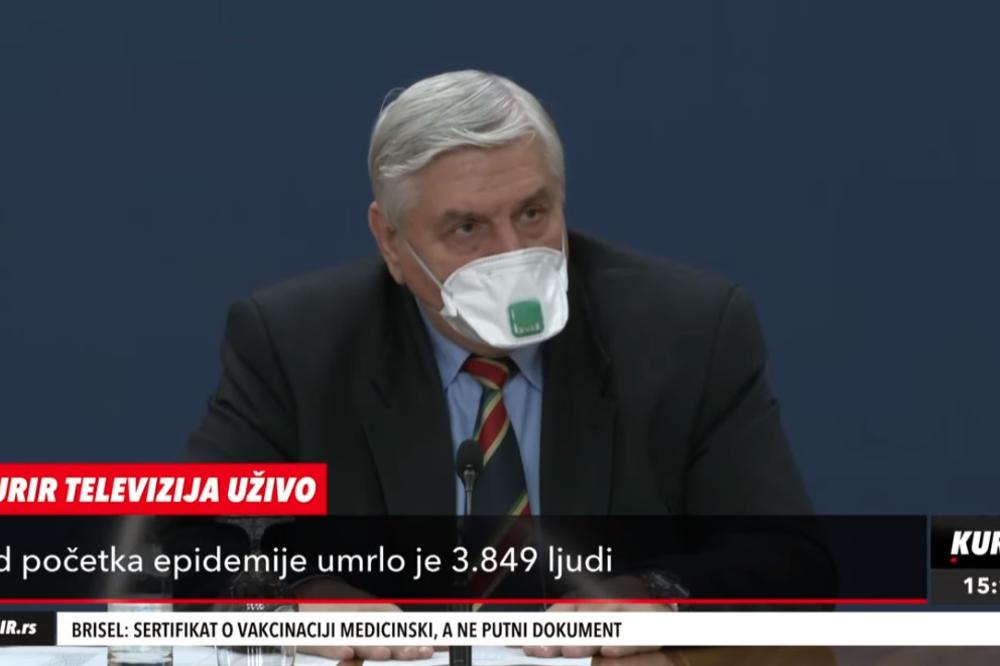 BROJKE RASTU IZ SATA U SAT Dr Tiodorović: U Srbiji do sada vakcinisano 119.711 osoba