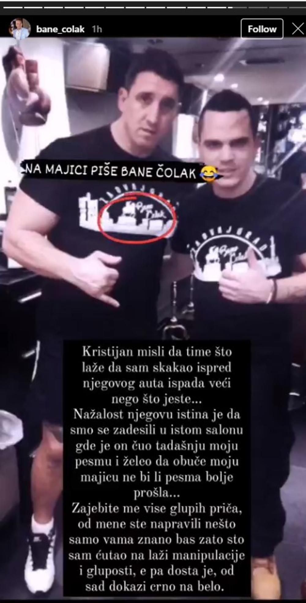 Bane Čolak, Kristijan Golubović