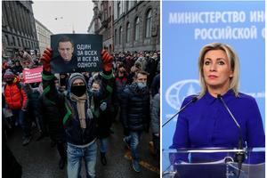 ZAHAROVA OTKRILA DETALJE POSETE DELEGACIJE EU RUSIJI: Borelj i Linde ćutali kad su videli tajne policijske snimke demonstracija