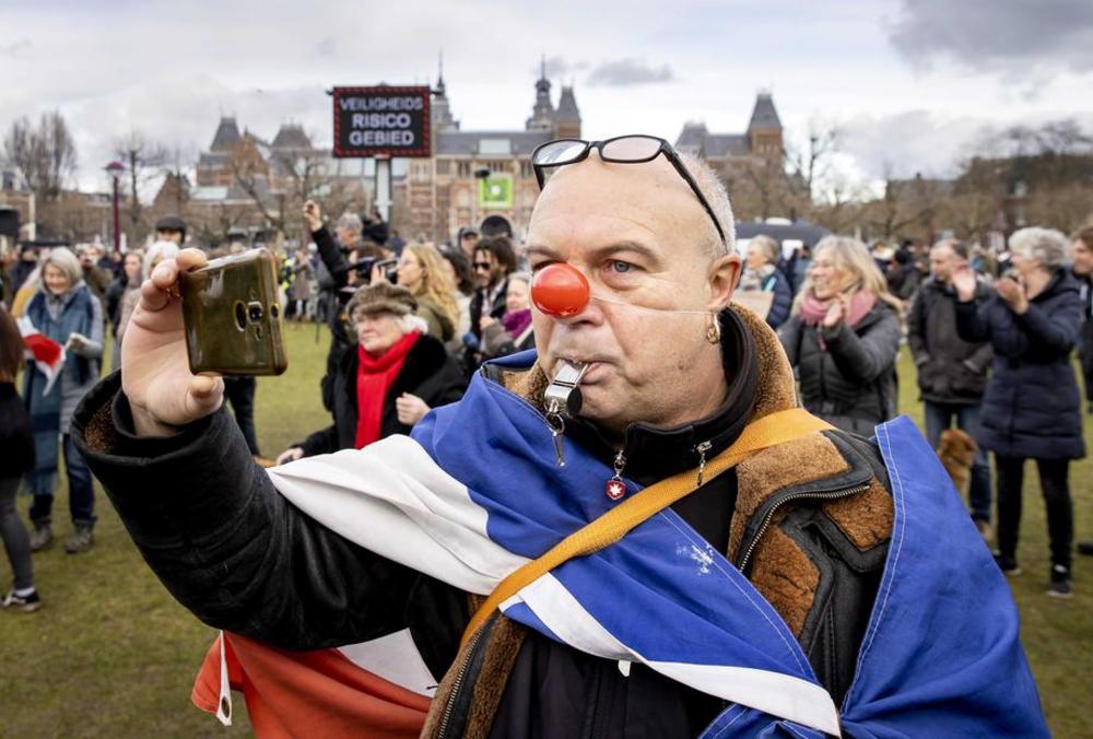 protest, Holandija, Amsterdam
