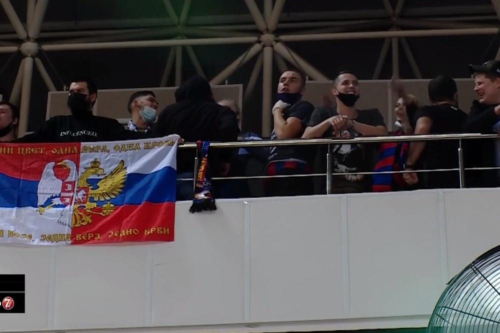 PRISTALICE CSKA UMESTO GROBARA: Partizan u Krasnodaru ima podršku navijača! Stigli iz Moskve, prevalili 1350 kilometara (VIDEO)