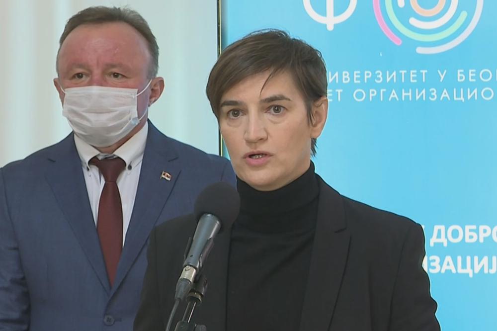 NASTAVIĆE SE SA ULAGANJEM U PROSVETU I ZDRAVSTVO: Najave premijerke Brnabić o prioritetnim oblastima Vlade Srbije