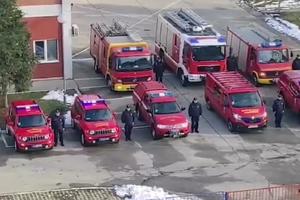 PREDRAG MARIĆ SAHRANJEN DANAS NA NOVOM GROBLJU: Vatrogasci širom Srbije odali poštu svom načelniku, velikom čoveku (VIDEO)