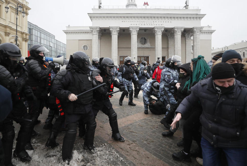 Moskva, Rusija, protesti