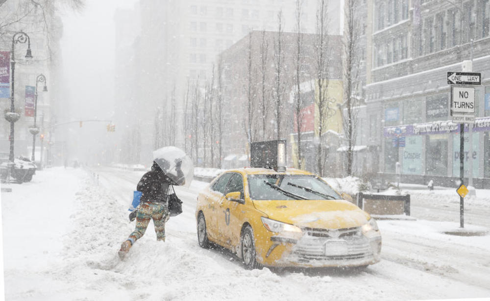 Njujork, sneg, snežna oluja