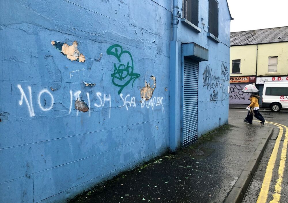 Irska, grafiti, luka