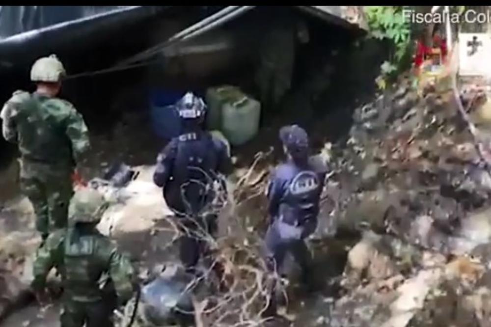 OVAKO SE PLENI TRI TONE KOKAINA: Šokantan video upada kolumbijske vojske u jednu od laboratorija u džungli (VIDEO)