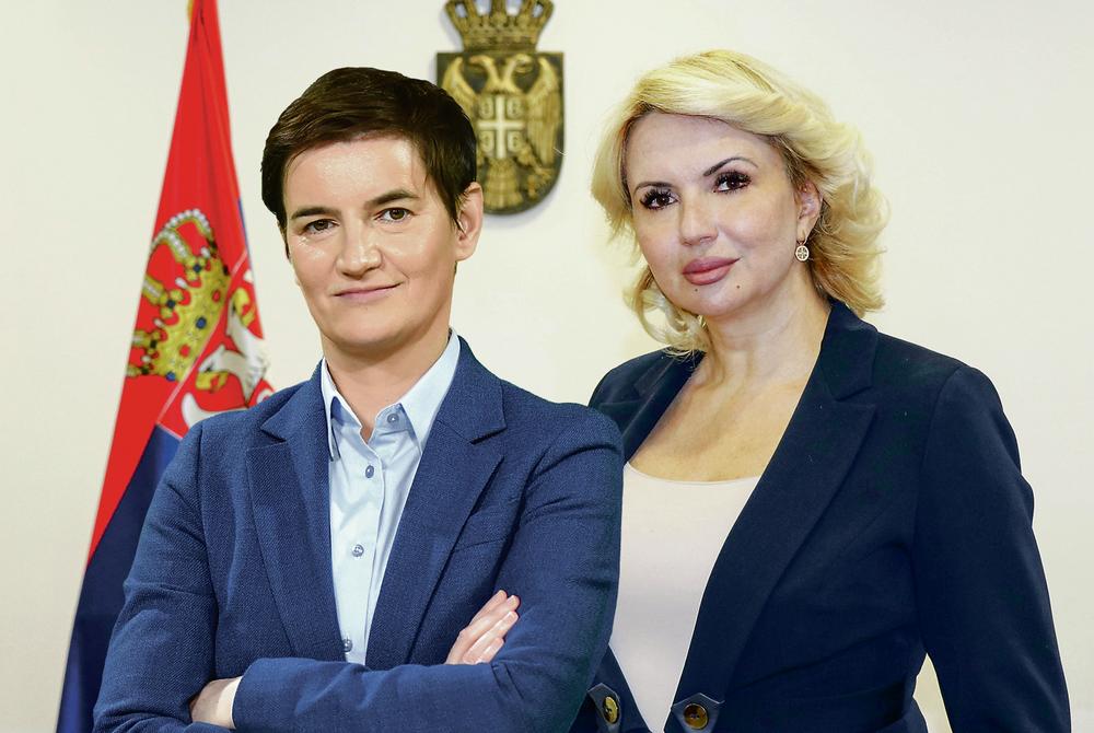 Ana Brnabić, Darija Kisić Tepavčević