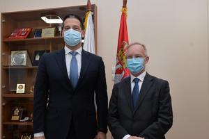 NASTAVAK BOGATE SARADNJE - Ministar Udovičić sa novim šefom Misije OEBS-a u Srbiji