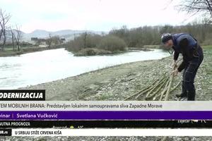 NEMA VIŠE PUNJENJA DŽAKOVA U ZAŠTITI OD POPLAVA: Čačak dobio mobilne brane (KURIR TELEVIZIJA)