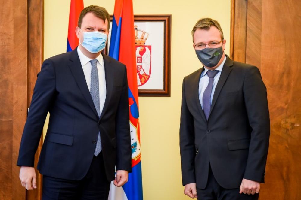 MIROVIĆ SA AMBASADOROM SLOVENIJE O EKONOMSKOJ SARADNJI