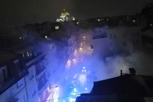 POŽAR NA VRAČARU: Gorelo u Molerovoj, gust dim proširio se na okolne ulice (KURIR TV)