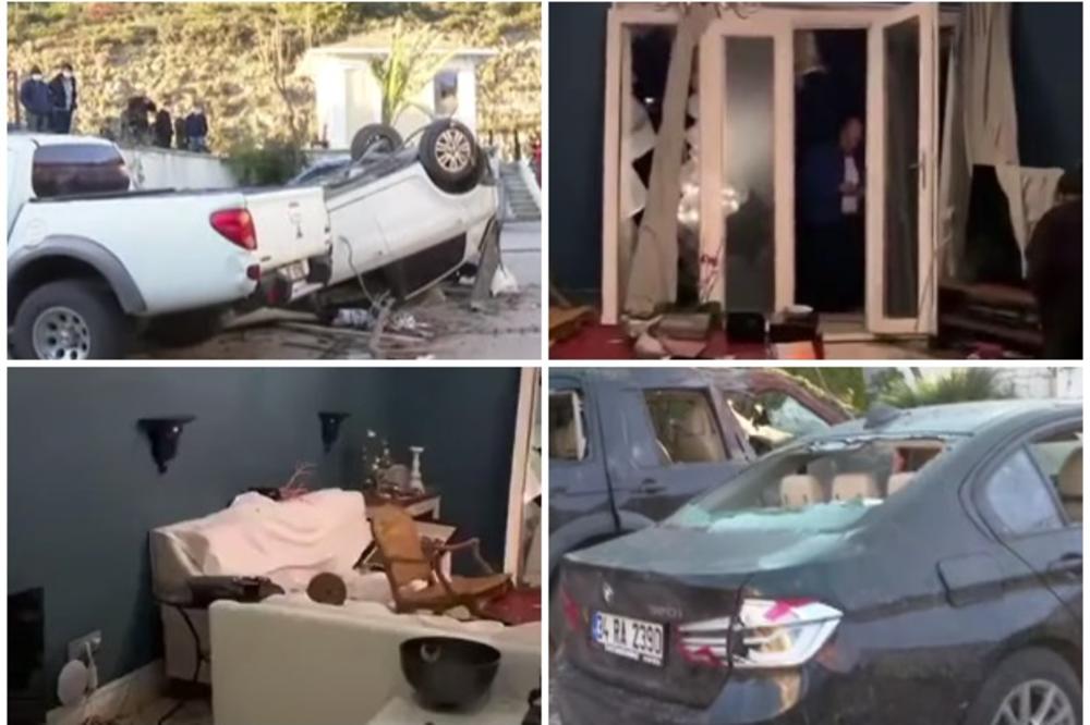 TORNADO PROTUTNJAO KROZ TURSKI GRAD ČESME: Kuće polupane, automobili prevrnuti, oboren i kran (VIDEO)
