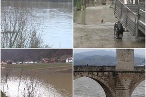 VODOSTAJI U PORASTU U REGIONU: Obilne kiše podigle nivo Skadarskog jezera, Drina i Sava pred uvođenje odbrane od poplava (VIDEO)