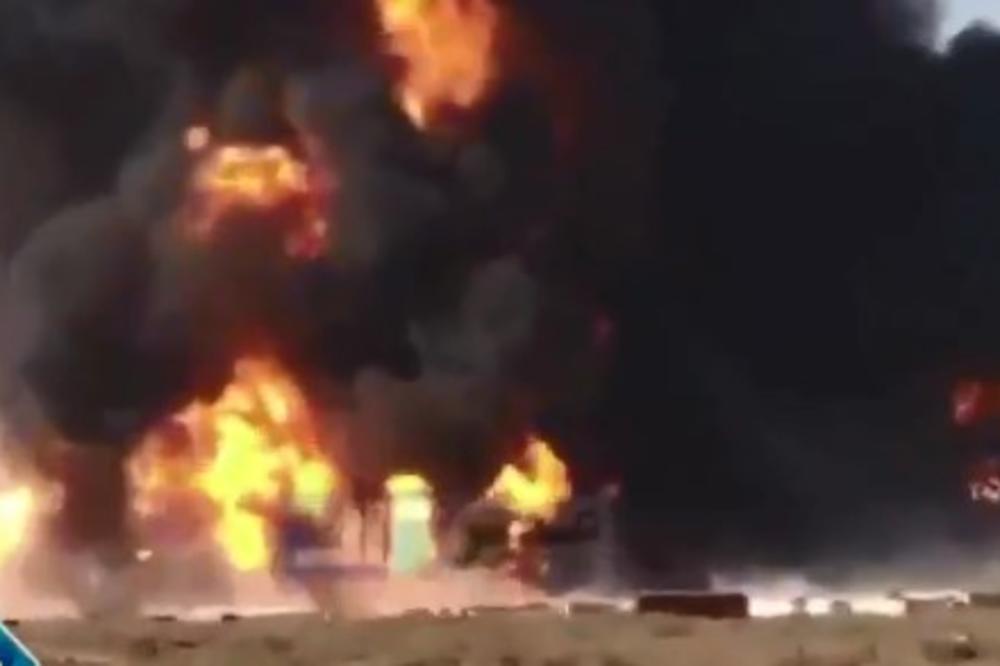 HOROR NA AVGANISTANSKOJ CARINI: Lančane eksplozije cisterni sa gorivom, povređeno 60 osoba (VIDEO)