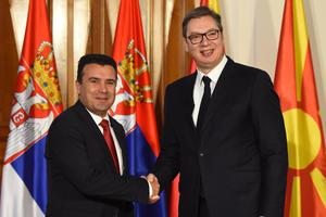 VUČIĆ: Posebno sam srećan što mogu da ugostim Zorana Zaeva, jednog od osnivača Otvorenog Balkana