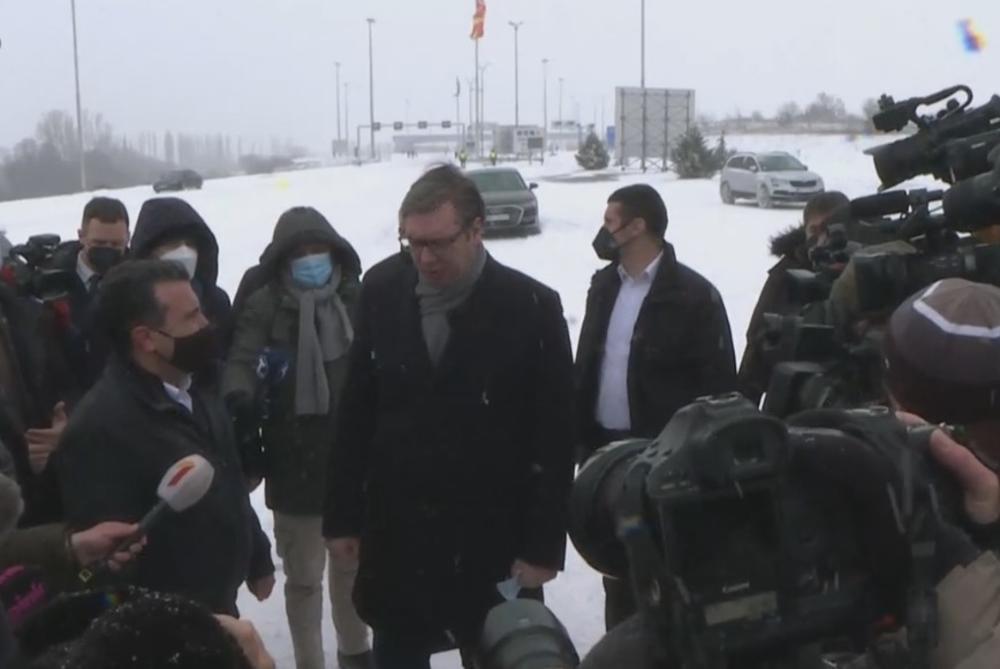 Aleksandar Vučić, Zoran Zaev, Makedonija, vakcina