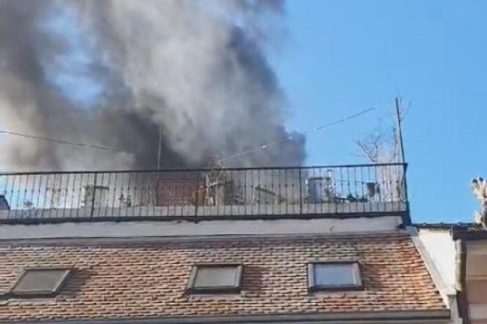 UGAŠEN POŽAR U NOVOM SADU: Zapalila se pica peć, oštećen deo krova i instalacije (FOTO, VIDEO)