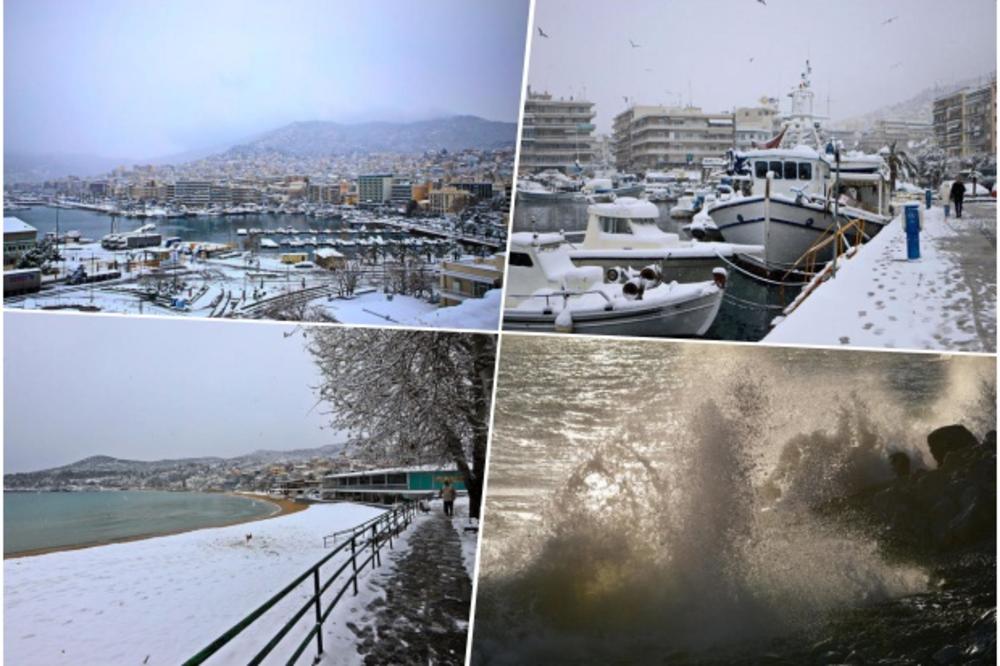 SNEŽNI ARMAGEDON U GRČKOJ: U Atini temperatura u debelom minusu, prestonicu okovao i snežni pokrivač (FOTO, VIDEO)