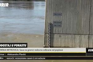 VODOSTAJ NA SAVI KAO U PROLEĆE: Kod Sremske Mitrovice voda dostigla šest metara, nadležni u pripravnosti (KURIR TELEVIZIJA)